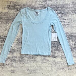 Harlow Women's Sky Blue Long Sleeve Tee